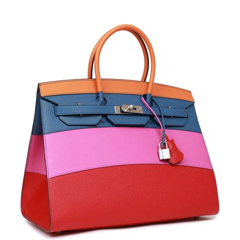 Hermès 2020 Sunset Rainbow Birkin Sellier 35 .